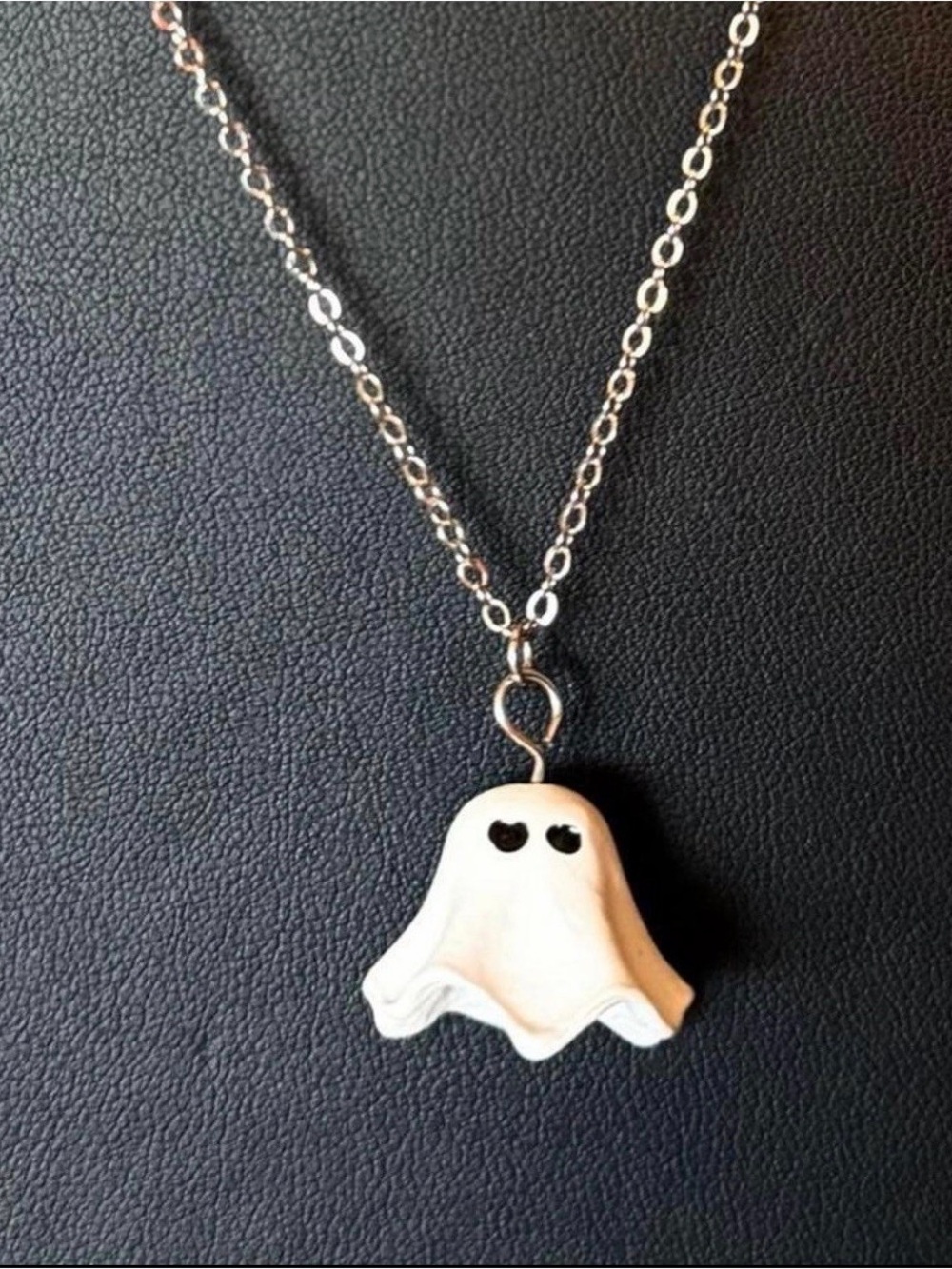 Little Halloween Ghost Necklace